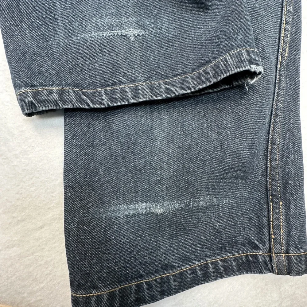 Koman Jeans Baggy Pants Mens 32x34 (Fits as 31x34) Dark Wash Wide Leg 90s Y2K